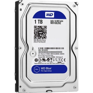 Жесткий диск внутренний WD SATA III 1TB 5400rpm 64MB Blue (WD10EZRZ) в Києві