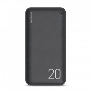 Уцінка - Батарея мобільна MakeFuture Power Bank 20000 mAh Black (MPB-204BK) #