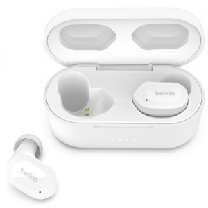 Навушники вкладиші бездротові TWS Belkin Soundform Play True Wireless White (AUC005BTWH)