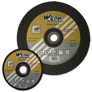 Круг відрізний по металу Werk 230х2,5х22,2 мм (WE201113/4131719)