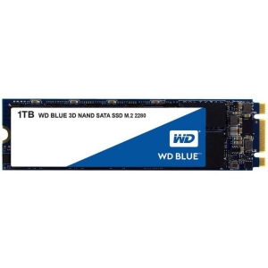 SSD-накопичувач внутрішній Western Digital Blue SSD 1TB M.2 SATA 3.0 TLC (WDS100T2B0B)
