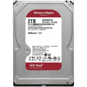 Уцінка - Жорсткий диск внутрішній Western Digital Red 2TB 5400 rpm 256 MB 3.5 SATA III (WD20EFAX) #