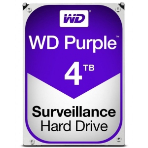 Жорсткий диск внутрішній Western Digital 3.5 SATA 3.0 4TB IntelliPower 64Mb Cache Purple (WD40PURZ)