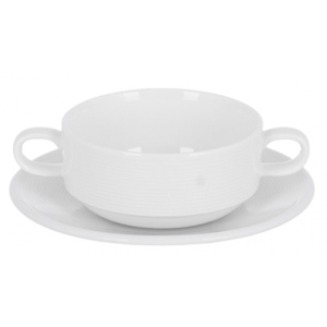 Бульйонниця Westhill Style 2х280 мл с блюдцем (WH-3107-2)