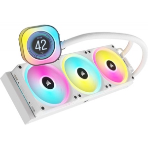 Водяна система охолодження Corsair iCUE Link H150i LCD RGB Liquid CPU Cooler White (CW-9061010-WW)