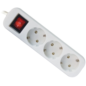 Мережевий фільтр Defender S330 3.0 m 3р White (992340)