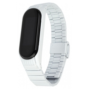 Ремінець для фітнес-браслету Armorstandart Metal Band Link 603 for Xiaomi Mi Band 6/5 Creamy White (ARM59065)