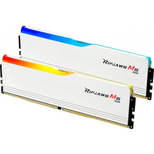 Память DDR G.Skill Ripjaws M5 RGB White DDR5-6400 32GB (2x16GB) (F5-6400J3239G16GX2-RM5RW)