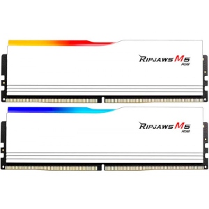 Память DDR G.Skill Ripjaws M5 RGB White DDR5-6000 32GB (2x16GB) (F5-6000J3238F16GX2-RM5RW)
