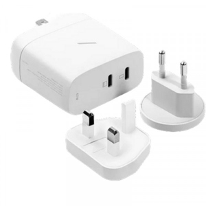 Бездротовий зарядний пристрій Native Union Fast GaN Charger PD 67W Dual USB-C Port White (FAST-PD67-WHT-INT)