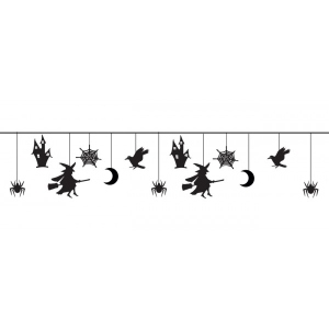 Декор Halloween YES! Fun Hello Witches 13 фігурок 3 м (801186)