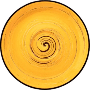 Блюдце Wilmax Spiral Yellow 15 см (WL-669436 / B)