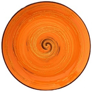 Тарілка десертна Wilmax Spiral Orange 20.5 см (WL-669312 / A)