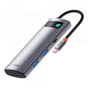 Хаб USB Baseus Metal Gleam Series 7-in-1 (WKWG020113)