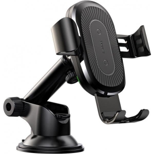 Бездротовий зарядний пристрій Baseus WC Gravity Car Mount Osculum Type Black (WXYL-A01)