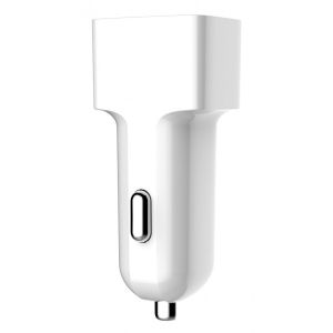 Автомобільний зарядний пристрій Colorway AutoID (2USB 2.4A) White (CW-CHA009-WT)