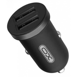 Автомобільний зарядний пристрій XO CC18 2.1A/2 USB Black (XO-CC18-BK)