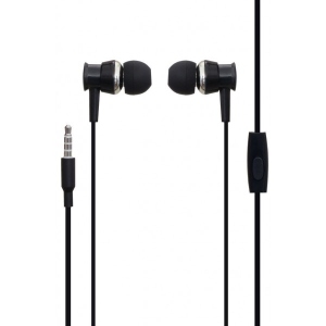 Навушники вкладиші дротові XO S25 with mic Black