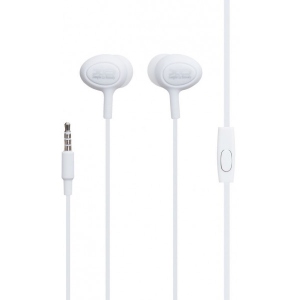 Навушники вкладиші дротові XO S6 with mic White