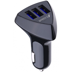 Автомобільний зарядний пристрій XOKO 3 USB 4.2A CC-300 Black (CC-300-BK)