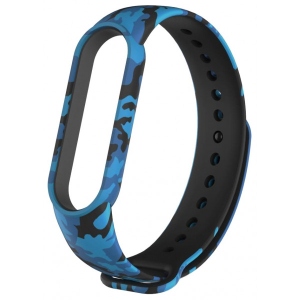 Ремінець для фітнес-браслету XOKO Xiaomi Mi Smart Band 5 Khaki Blue (XK-SL5-KBL)