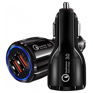 Автомобільний зарядний пристрій XOKO CQC-200 2USB Qualcom 3.0 6A Black (CQC-200-BK)