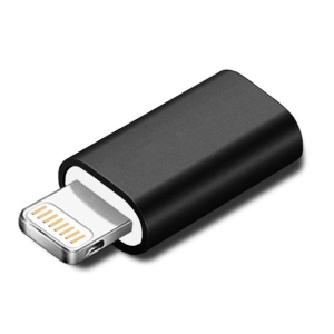 Перехідник XOKO AC-005 MicroUSB - Lightning Black 2 шт. (XK-AC005-BK2)
