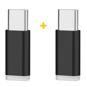 Перехідник XOKO AC-010 MicroUSB - Type-C Black 2 шт. (XK-AC010-BK2)
