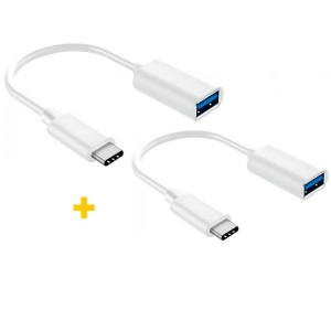 Перехідник XOKO AC-230 Type-C - USB White 2 шт. (XK-AC230-WH2)