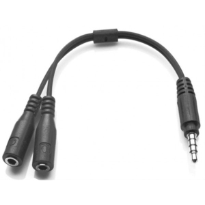 Перехідник аудіо XOKO Jack 2 x 3.5-мм jack (F) - 3.5-мм 4pin jack (M) (SC-005)