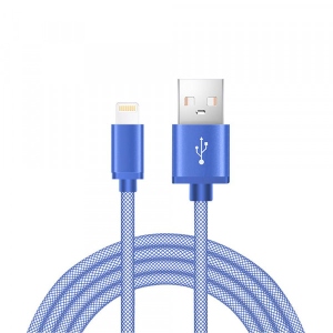 Кабель синхронізації даних XOKO FISH SC-120i Blue Lightning 1m (SC-120i-1-BL)