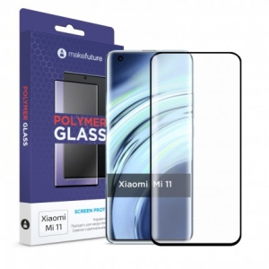 Захисне скло для смартфону MakeFuture Polymer Glass Xiaomi Mi 11 (MGP-XM11)