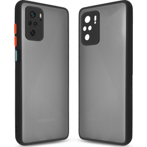 Чохол для смартфону MakeFuture Frame Matte PC+TPU Xiaomi Redmi Note 10 Black (MCMF-XRN10BK)