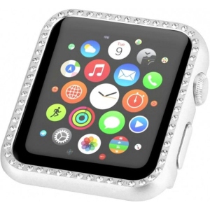 Чехол-бампер для смарт-годинника XOKO Apple Watch 38/40 Aluminium Diamond Silver  (XK-AP-DMSL)