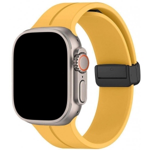 Ремінець для смарт-годинника XOKO for Apple Watch 42/44/45/49 мм Yellow (XK-MGT-44YL)