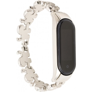 Ремінець для фітнес-браслету XOKO Metal Premium Band for Xiaomi Mi Band 5/6 Crystal Silver (XK-MTL5-CRS-SL) продаж