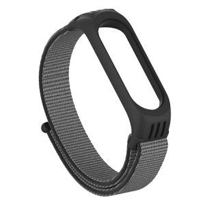 Ремінець для фітнес-браслету XOKO Nylon for Xiaomi Mi Smart Band 4/5/6 Grey (XK-NLN6-GR)
