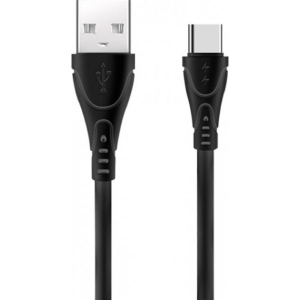 Кабель синхронізації даних XOKO SC-112a Black USB Type-C 1 м (XK-SC-112a-BK)