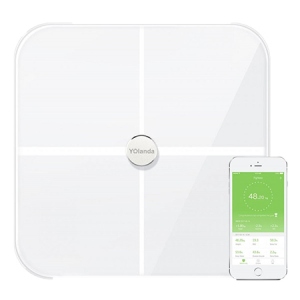 Ваги підлогові Yolanda Body Fat Composition White Wifi&Bluetooth (CS20C)