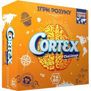 Настільна гра розвиваюча (8+) Yago Cortex Challenge НАВКОЛО СВІТУ (90 карток, 24 фішки) (101010918) в Україні