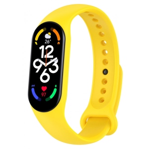 Ремінець для фітнес-браслету BeCover for Xiaomi Mi Smart Band 7 Yellow (707487)