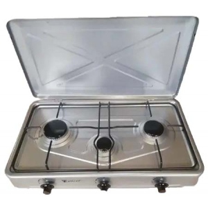 Плита газова настільна Yucel O-300-LPG-Silver