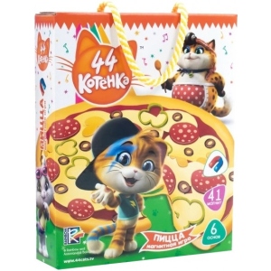 Настільна гра магнітна (3-4 роки) Vladi Toys 44 Кота. Піца, рус. (VT3004-10)