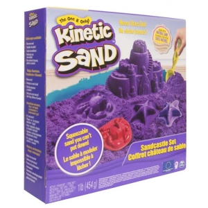 Кінетичний пісок Kinetic Sand & Kinetic Rock Замок з піску Фіолетовий з аксесуарами 454 г (71402P)