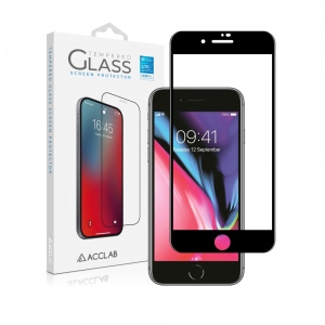 Захисне скло для смартфону ACCLAB Full Glue for Apple iPhone 7/8 Plus Black (1283126508165)