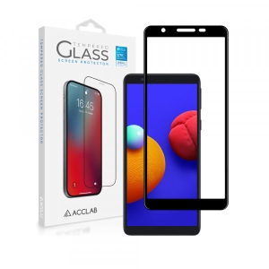 Захисне скло для смартфону ACCLAB Full Glue for Samsung A01 Core/M01 Core Black (1283126508714)