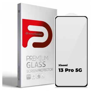 Захисне скло для смартфону Armorstandart for Xiaomi 13 Pro 5G Black (ARM66959)