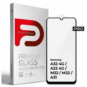 Захисне скло для смартфону Armorstandart Pro for Samsung A32 4G / A22 4G / M32 / M22 / A31 Black (ARM57969)