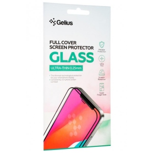 Захисне скло для смартфону Gelius Full Cover Ultra-Thin 0.25mm for iPhone 15 Pro Max Black (94667)