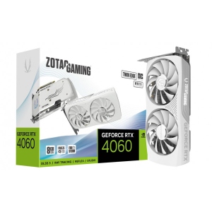 Відеокарта Zotac Gaming GeForce RTX 4060 8GB Twin Edge OC White ED GDDR6 (ZT-D40600Q-10M)